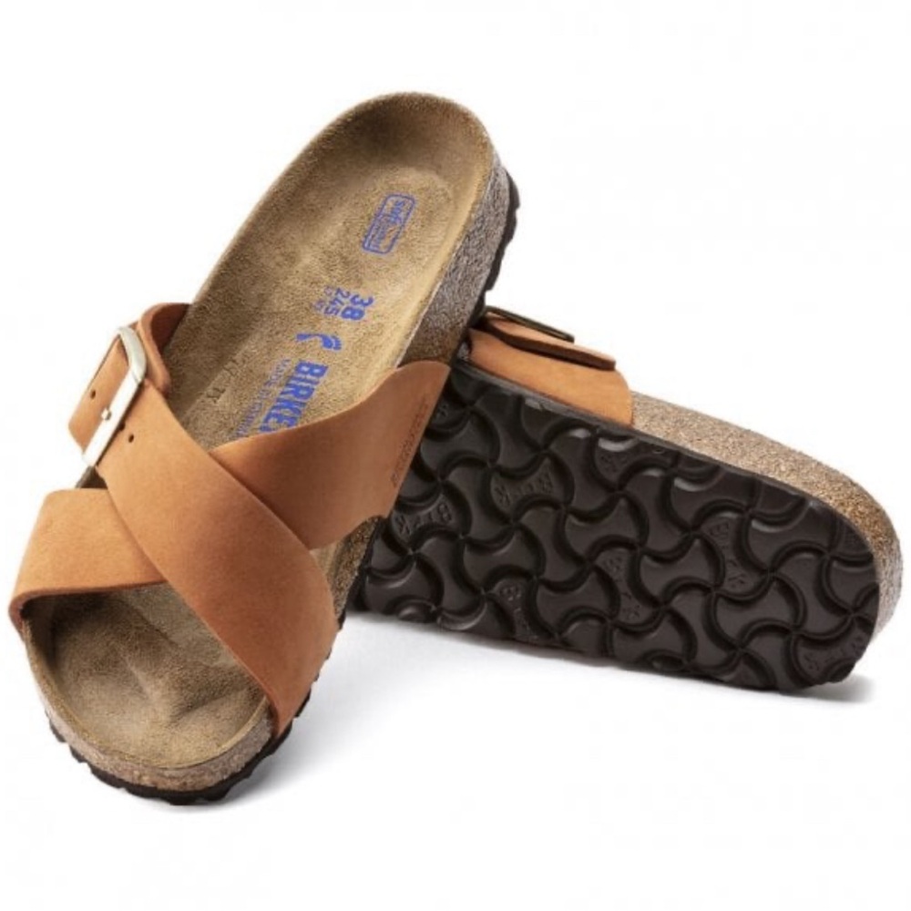 Birkenstock Siena Soft Footbed Nubuck Leather Pecan